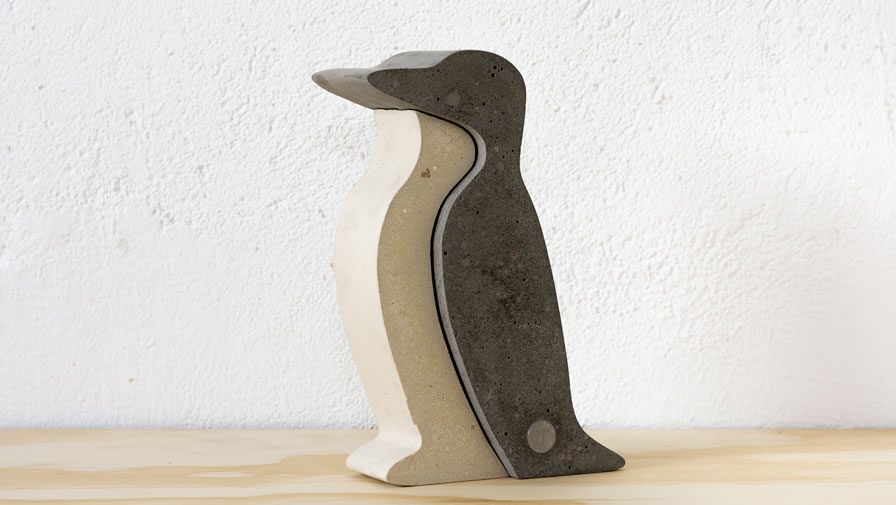 Pinguinho Cinza Escuro (disponível em 6 cores)