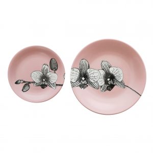 duo-pratos-decorados-orquidea-rosa-19-24,5-DER004ROSA