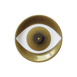 Prato decorados olho 19 cm