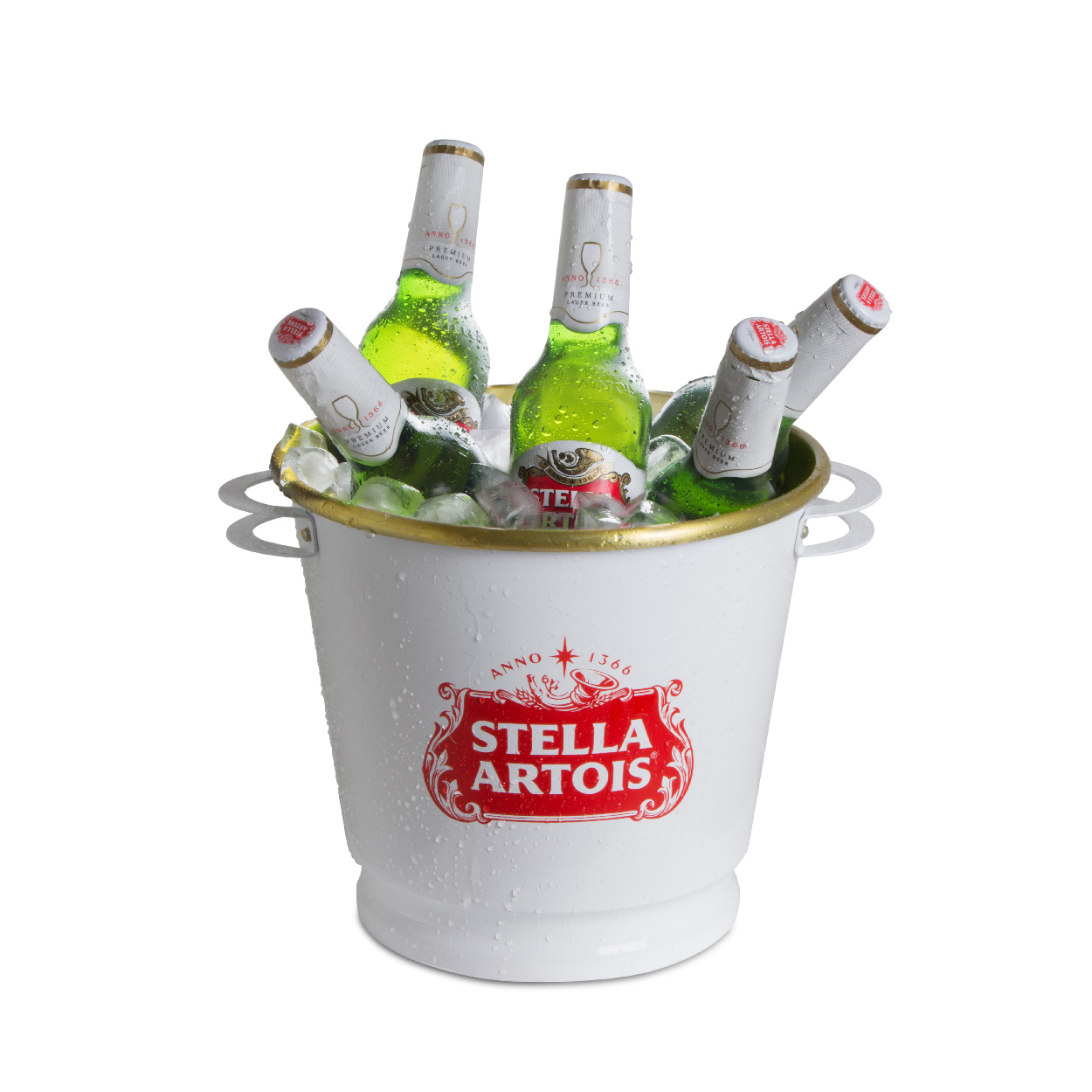 Balde de gelo personalizado em alumínio Stella Artois