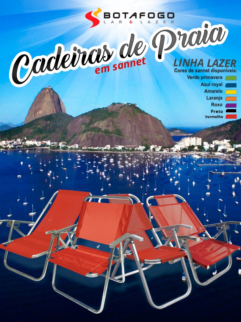 Cadeiras de praia Botafogo