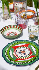 Baci Milano DOLCE VITA dessert plate TRINACRIA