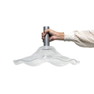 Luminária_Lotus_Transparente-Ice