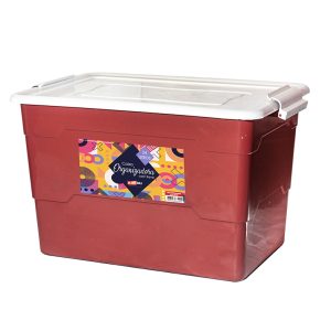 CX ORGANIZADORA 24L VERMELHA